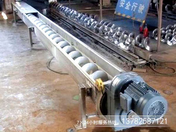 無軸螺旋輸送機使用環境惡劣，保養須謹慎